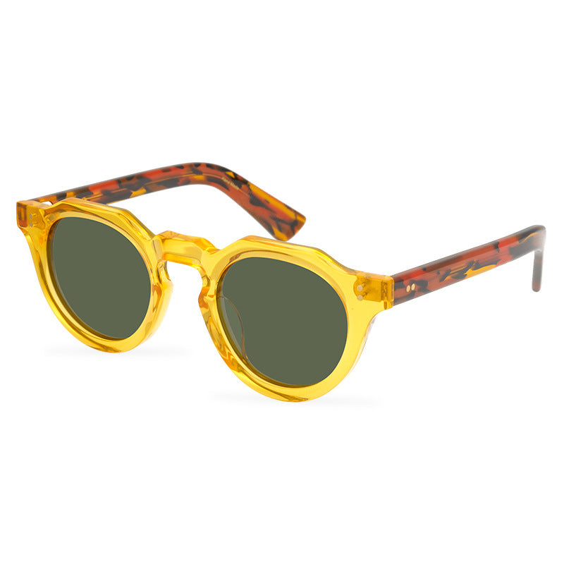 Women'S Sunglasses Polygon Niche Designer Polarized Sunglasses Candy Color Trendy Men'S Glasses - eyeshions