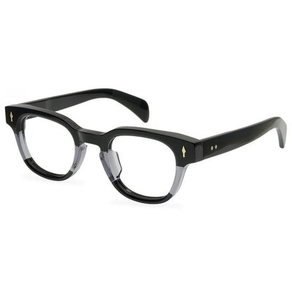 Small Retro Plate Full Frame Box Glasses Personalized Neutral Trend Versatile Optical Frame - eyeshions