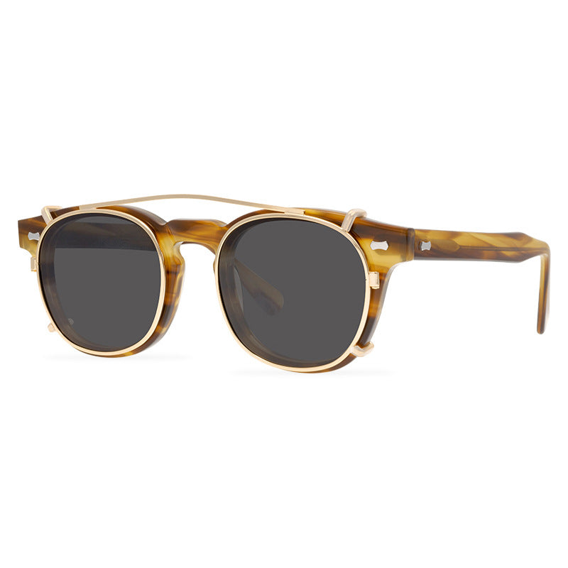 Export Southeast Asia Japan Korean Multi-Functional Dual-Use Glasses Frame Neutral Polarized Clip Sunglasses Sunglasses Sunglasses - eyeshions