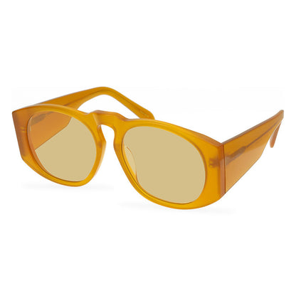 European And American Green Large Frame Sunglasses Women'S Plate Polarized High Quality Thick Frame Sunglasses Men'S Personality Fashion Wear - eyeshions